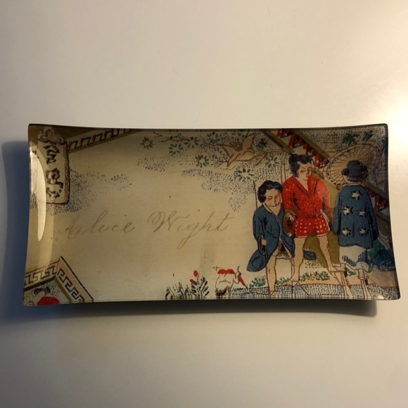 John Derian Other - John Derian Asian-themed Decoupage Rectangle Tray